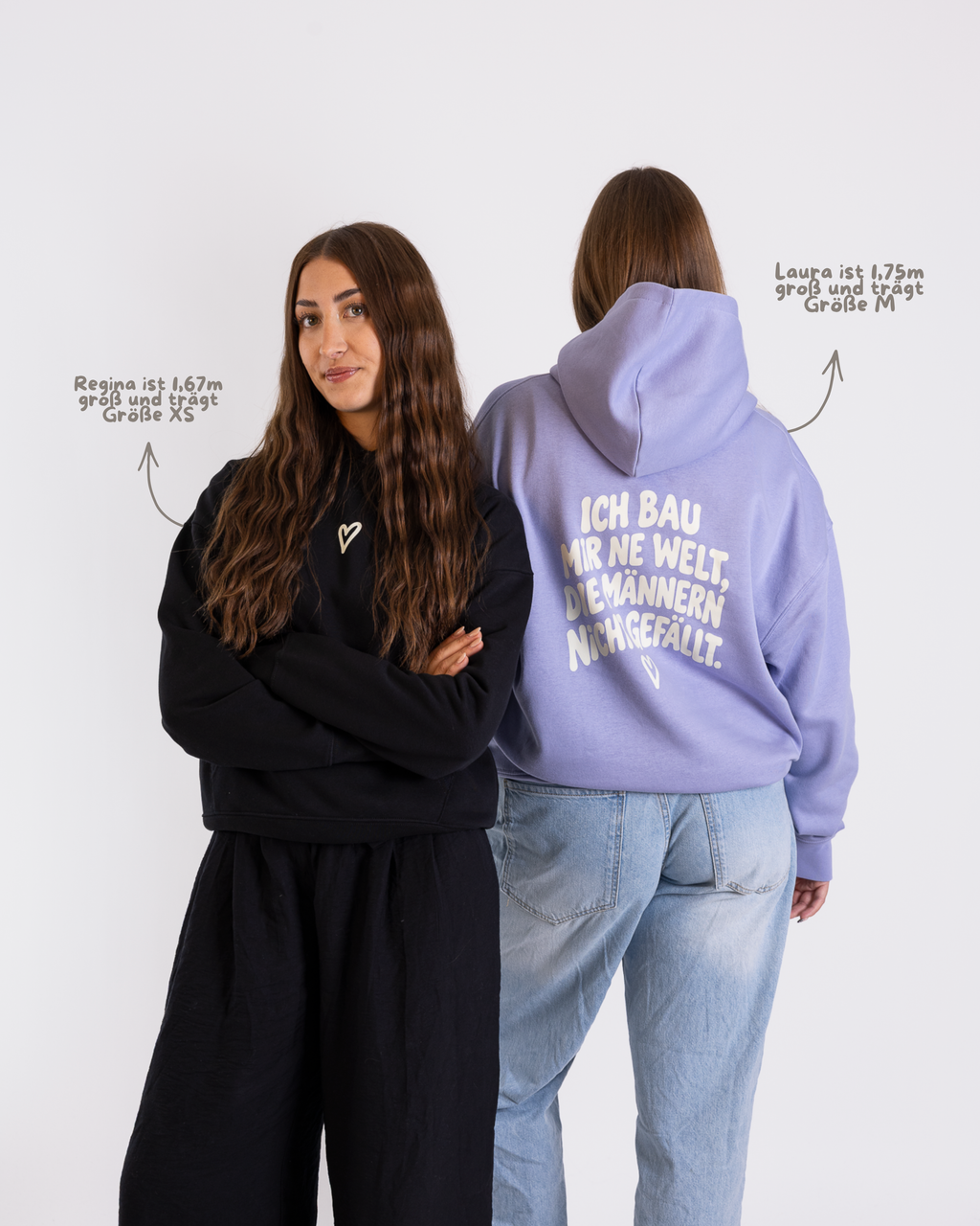 Hoodie Unisex "Ich bau mir ´ne Welt" classic