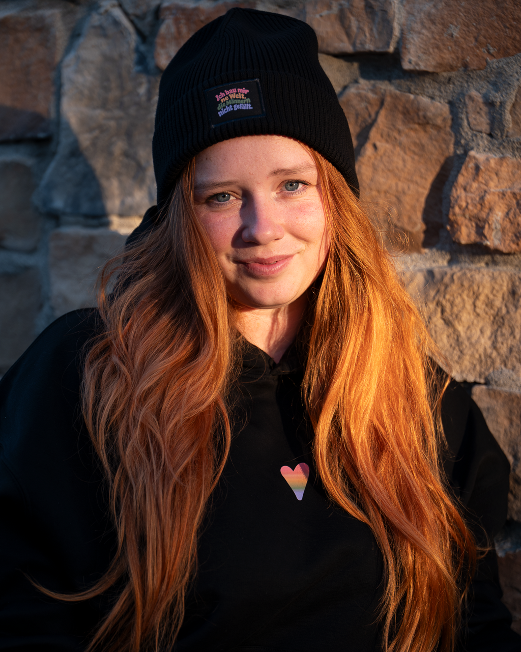 Beanie "Ich bau mir 'ne Welt"