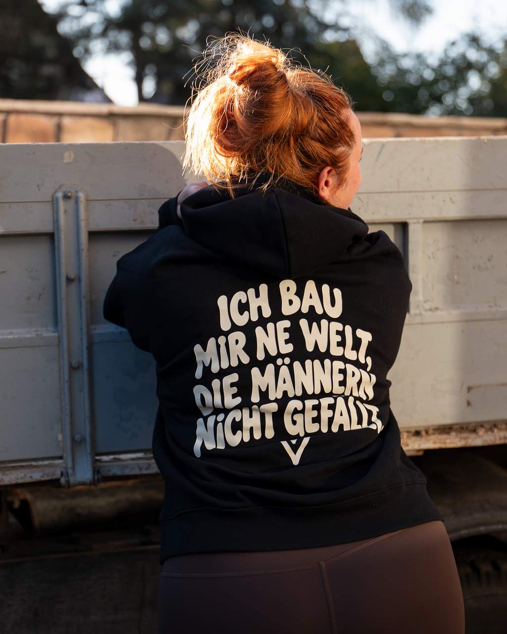 Hoodie Unisex "Ich bau mir ´ne Welt" classic