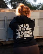 Hoodie Unisex "Ich bau mir ´ne Welt" classic
