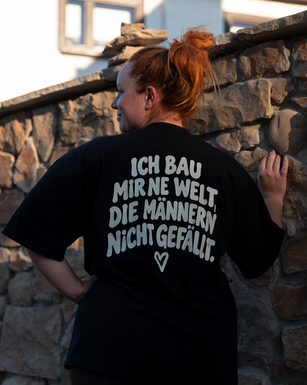 T-Shirt Unisex "Ich bau mir ´ne Welt" classic