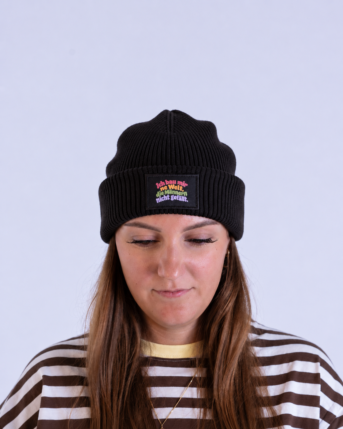 Beanie "Ich bau mir 'ne Welt"