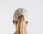 Cap "Bist du zu viel" vintage sand
