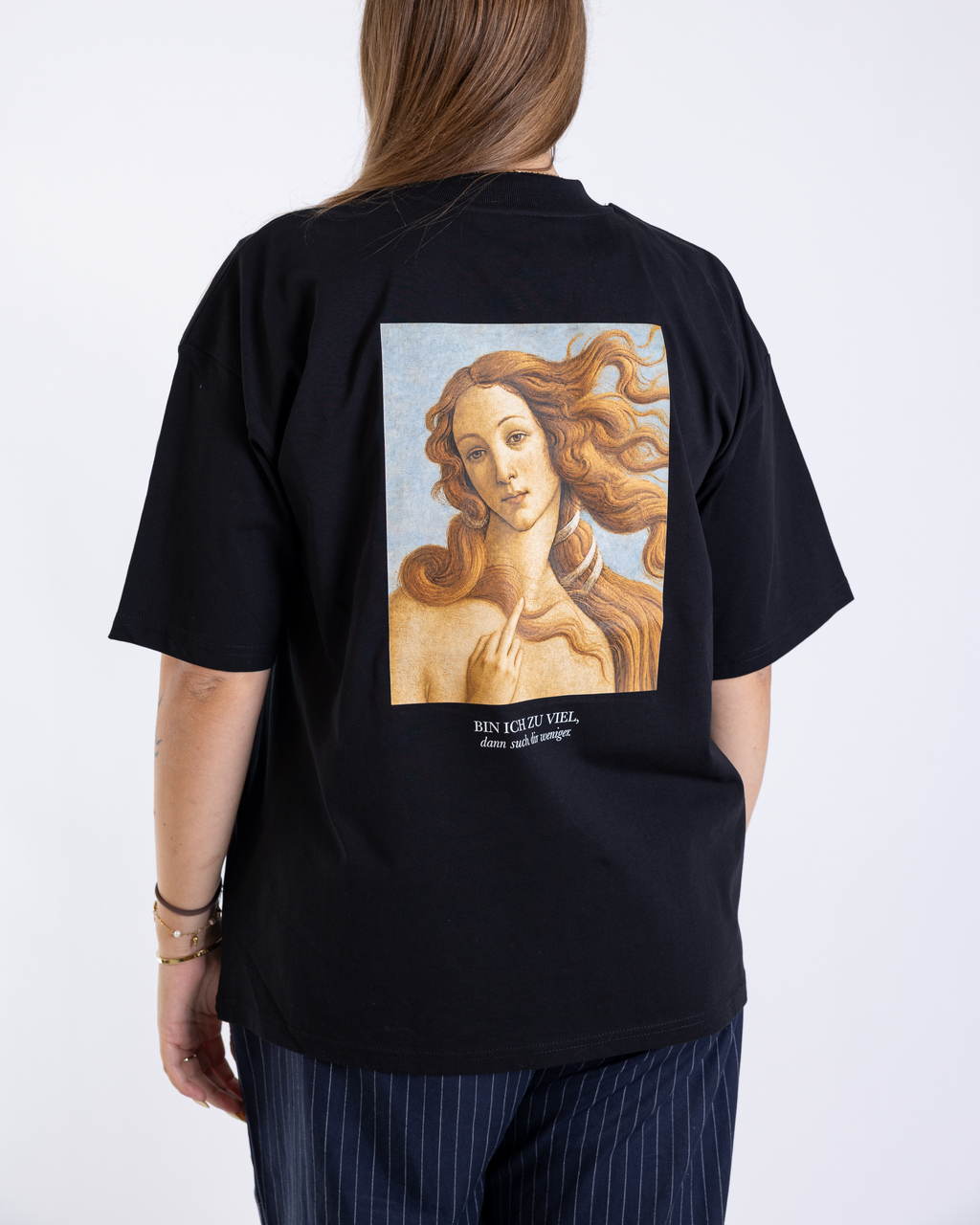 T-Shirt Unisex "Bin ich zu viel"