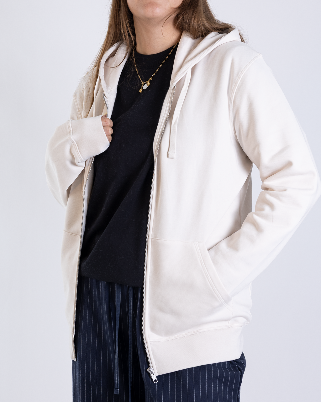 Zipper Unisex "Bin Ich zu viel"