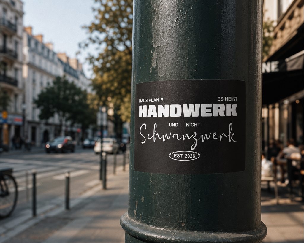 Sticker "Handwerk"