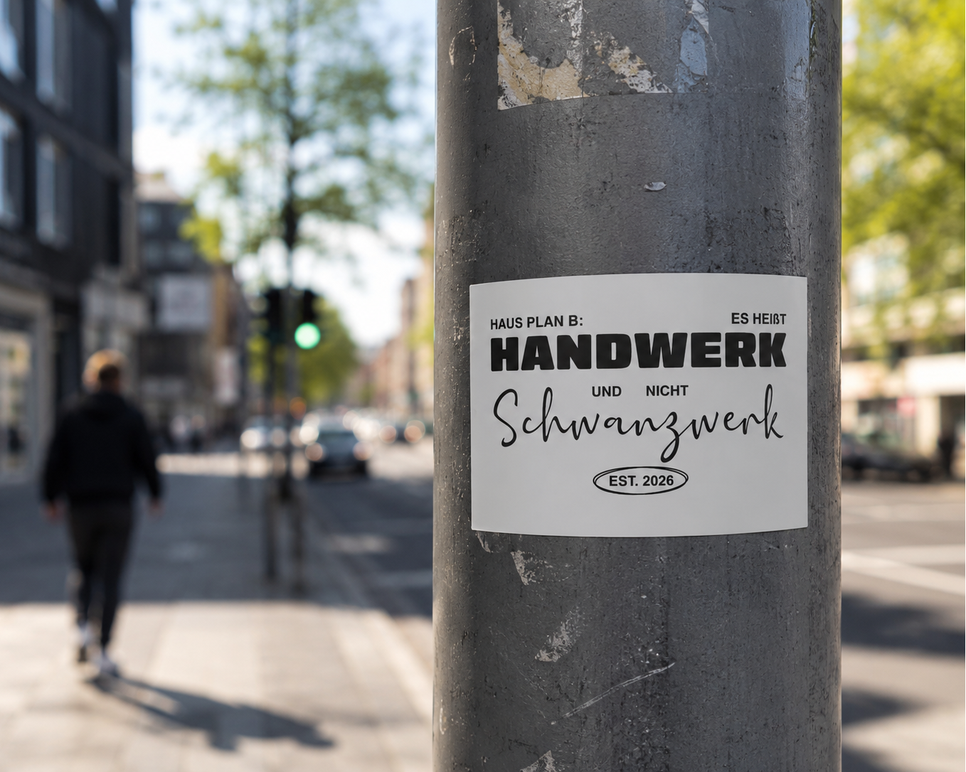 Sticker "Handwerk"