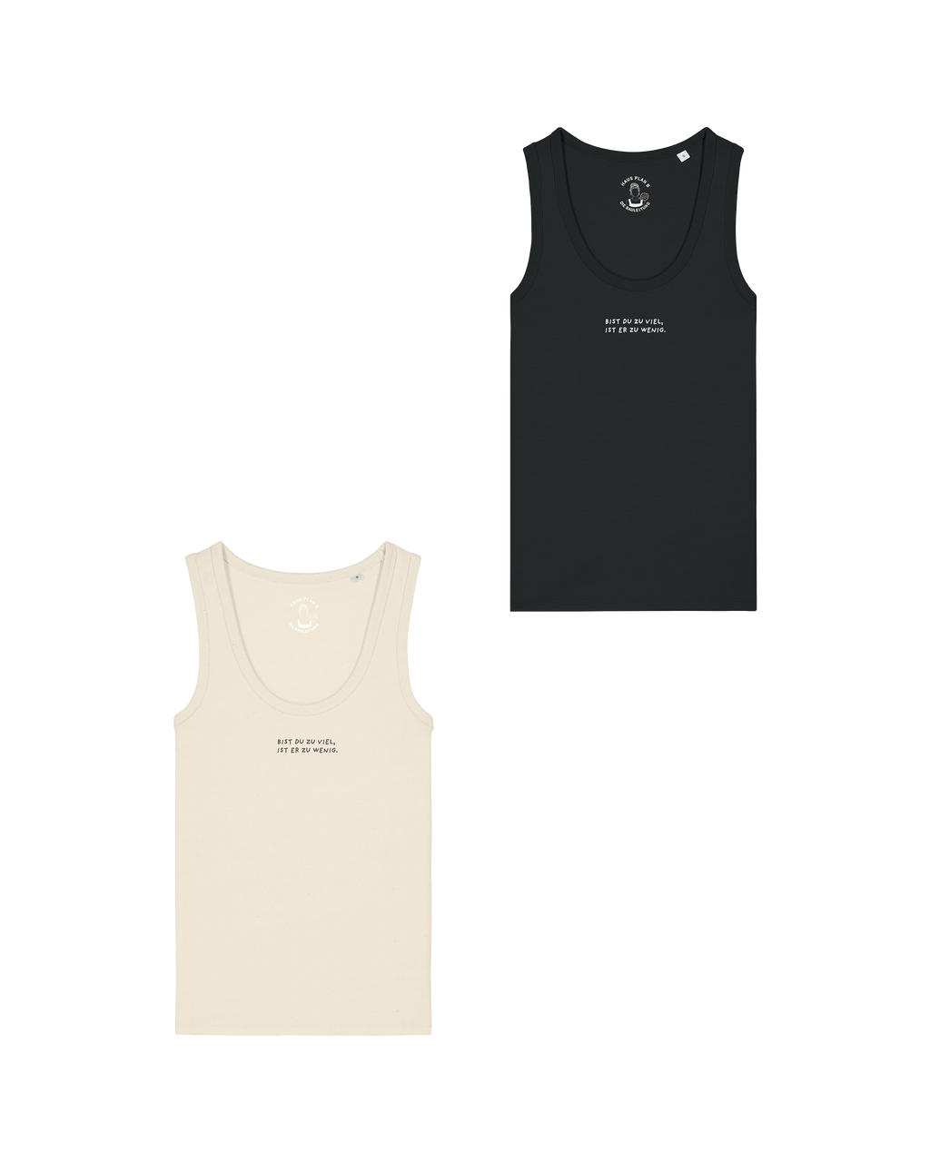 Top Damen "Bist du zu viel"