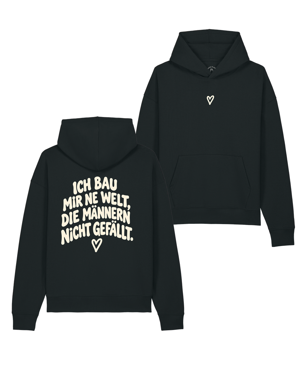 Hoodie Unisex "Ich bau mir ´ne Welt" classic