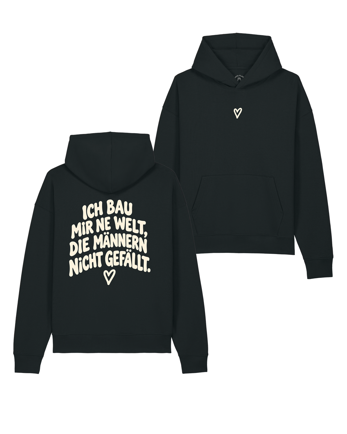 Hoodie Unisex "Ich bau mir ´ne Welt" classic