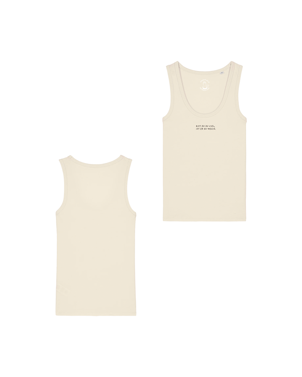 Top Damen "Bist du zu viel"
