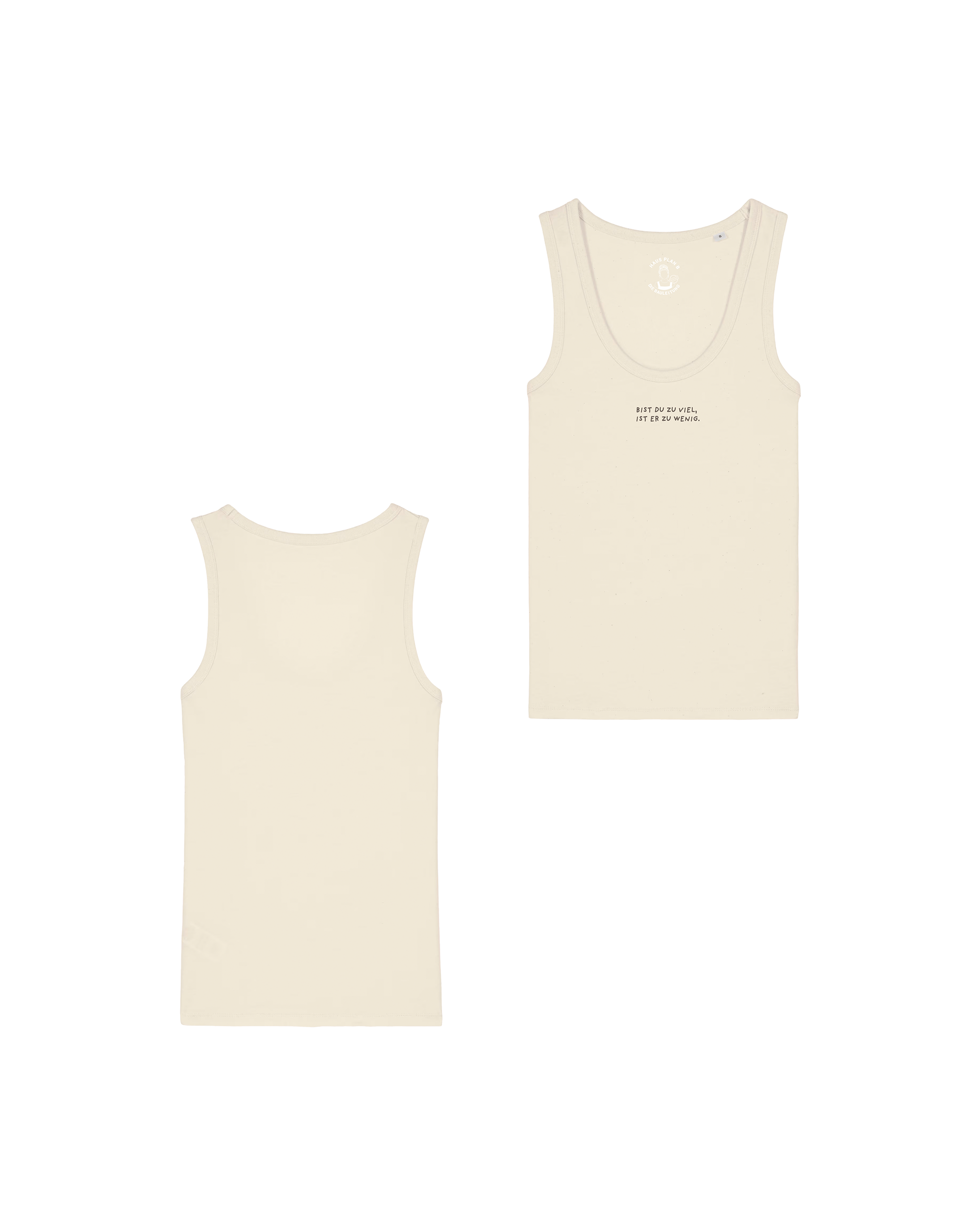 Top Damen "Bist du zu viel"