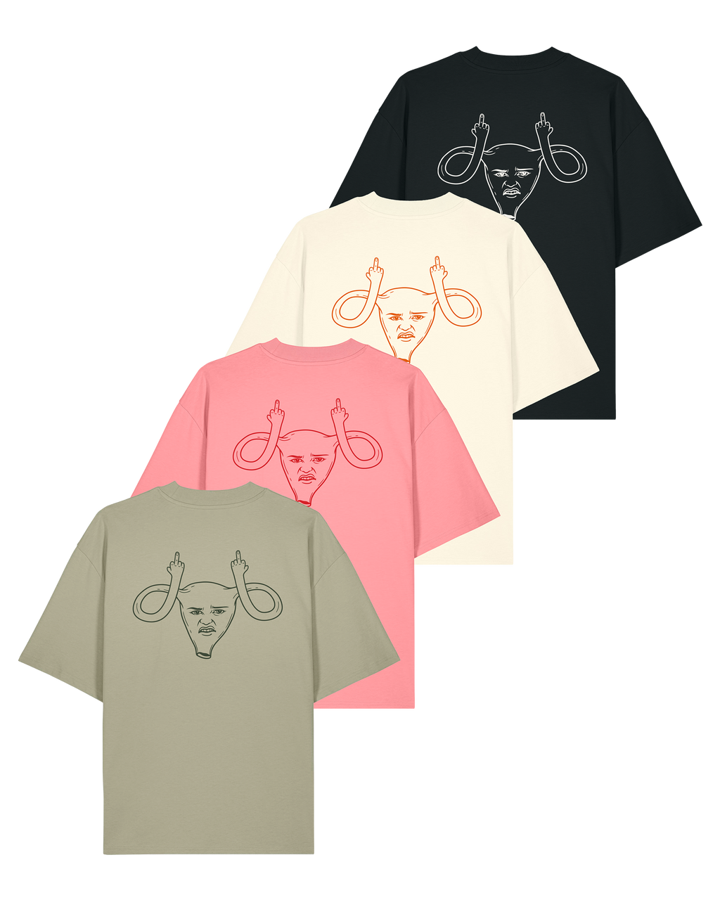 T-Shirt Unisex "Angry Uterus"