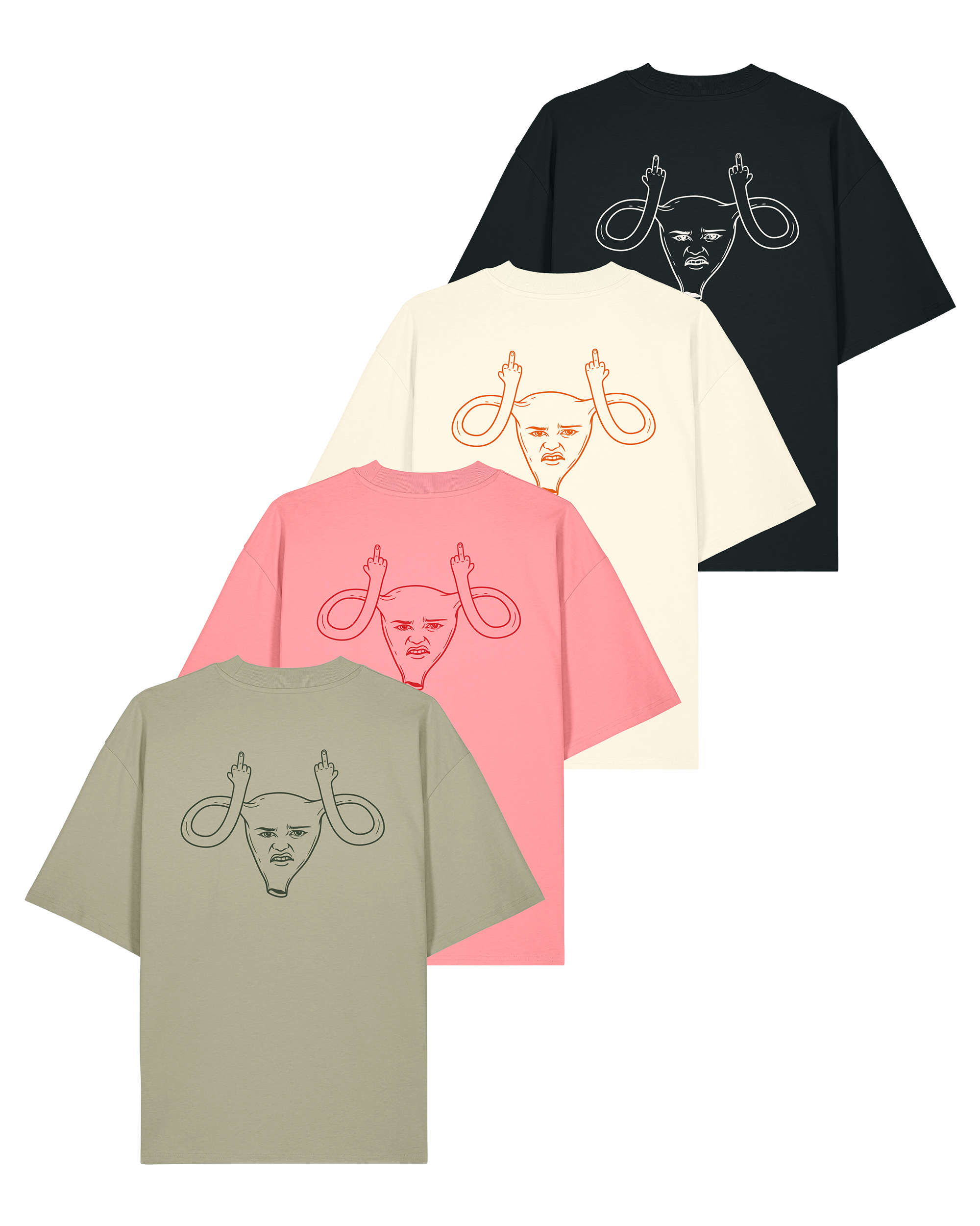 T-Shirt Unisex "Angry Uterus"