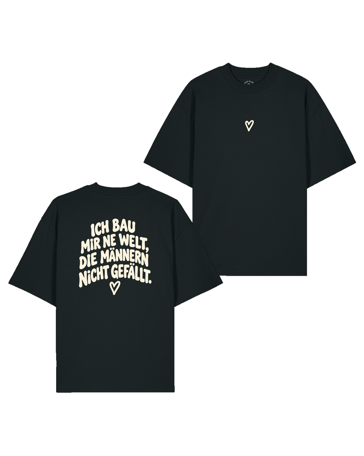 T-Shirt Unisex "Ich bau mir ´ne Welt" classic
