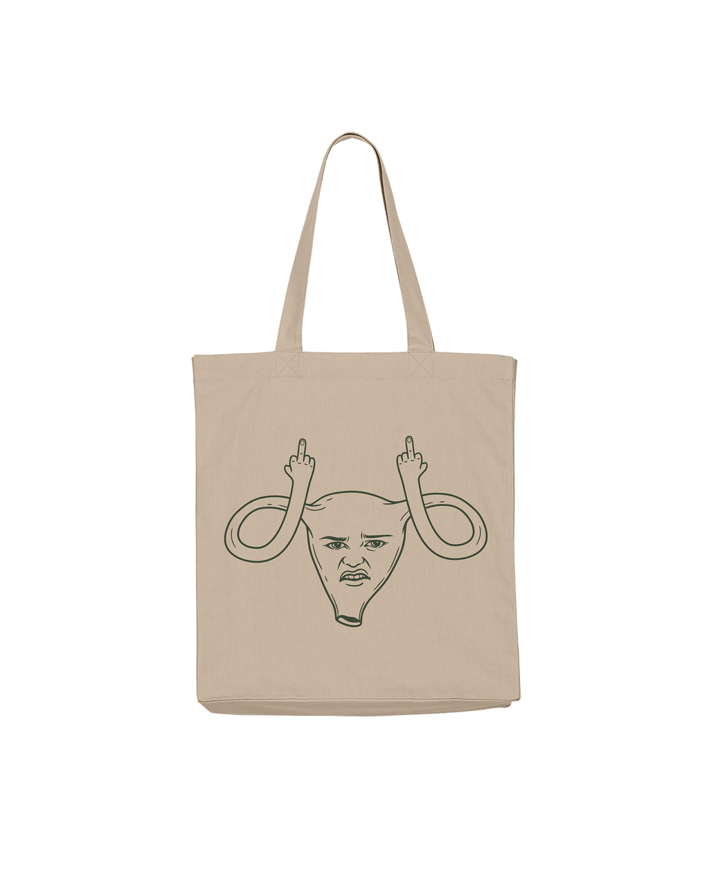 Baumwolltasche "Angry Uterus"