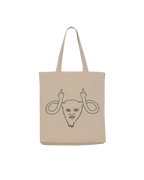 Baumwolltasche "Angry Uterus"