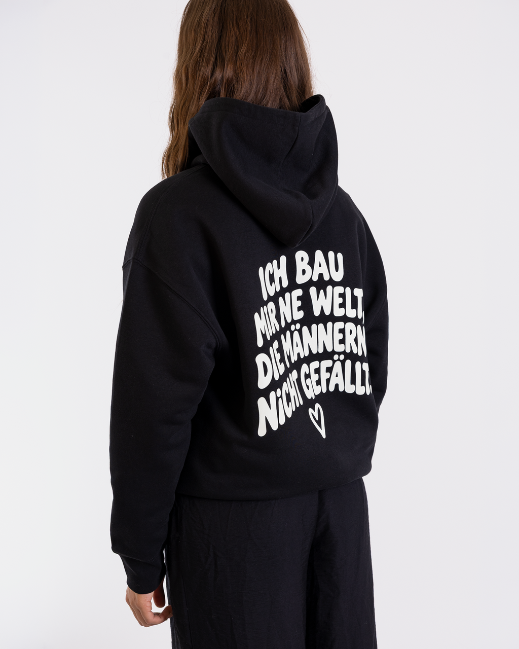 Hoodie Unisex "Ich bau mir ´ne Welt" classic