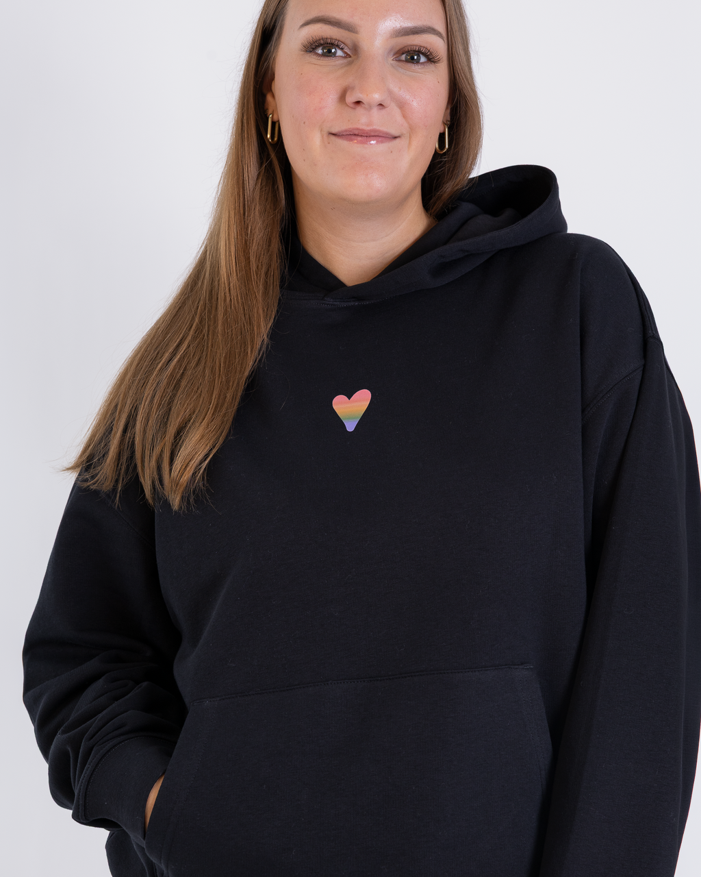 Hoodie Unisex "Ich bau mir ´ne Welt" colourful