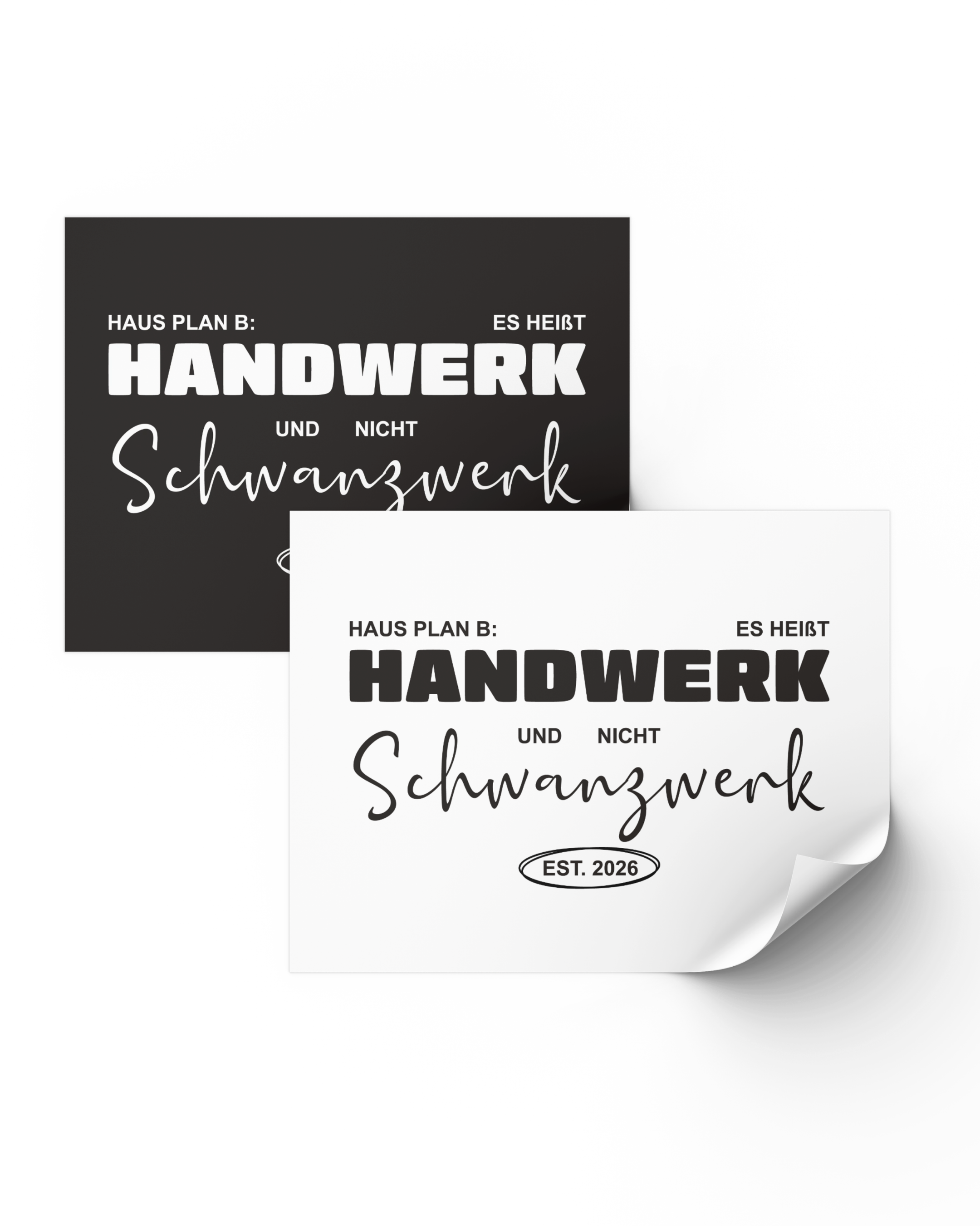 Sticker "Handwerk"