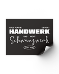 Sticker "Handwerk"