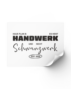 Sticker "Handwerk"