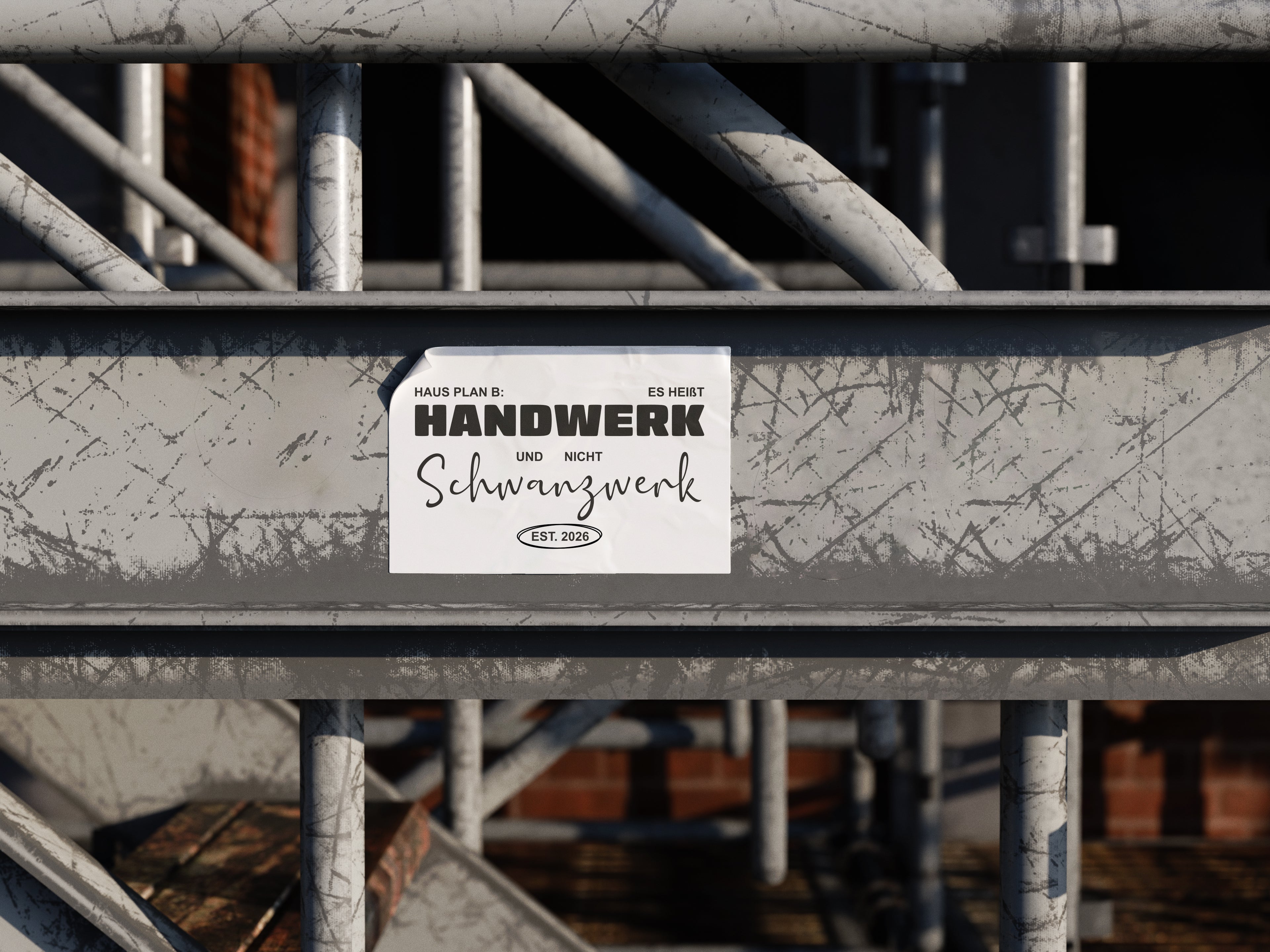 Sticker "Handwerk"